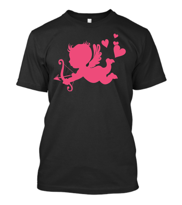 Cupid With Bow And Hearts Valentine's T-Shirt