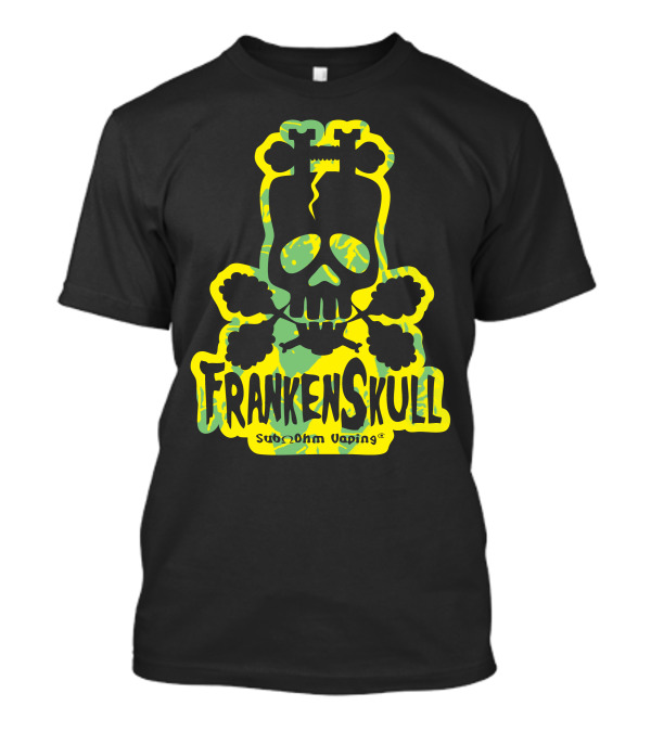 Frankenskull Sub Ohm Vaping Skull T-Shirt