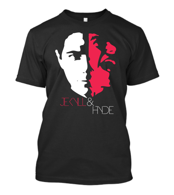 Jekyll And Hyde Split Face T-Shirt