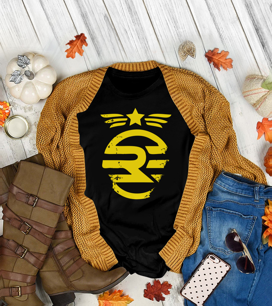 SR Star Emblem with Wings T-Shirt