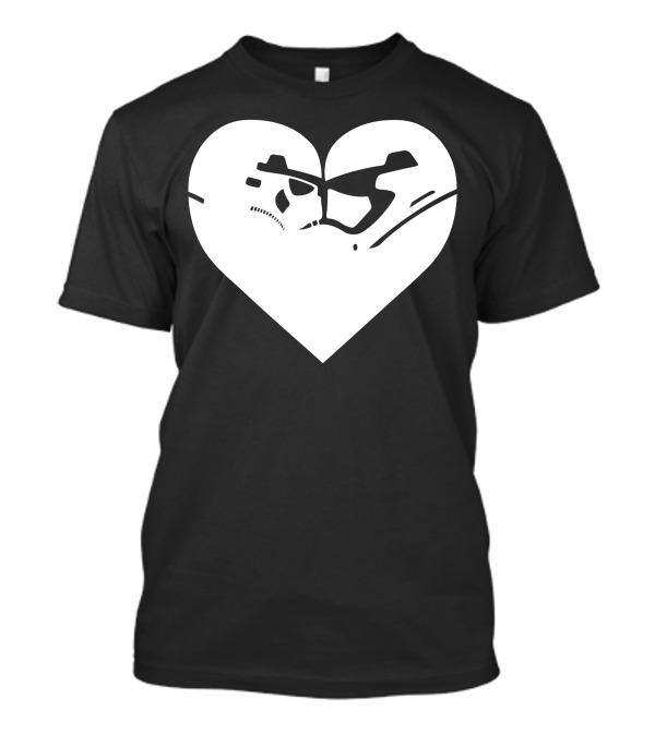 Stormtrooper Heart Love Wars T-Shirt