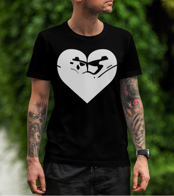 Stormtrooper Heart Love Wars T-Shirt