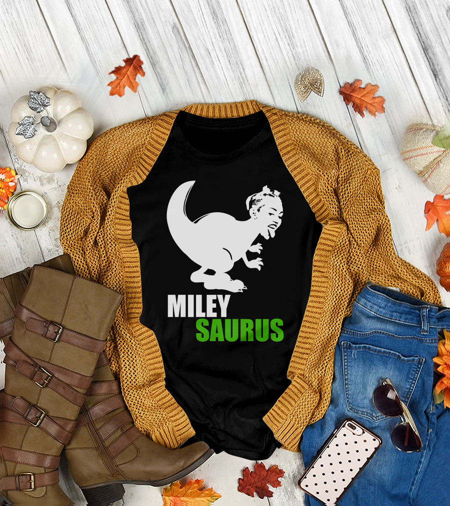 Miley Saurus Dinosaur Mashup T-Shirt