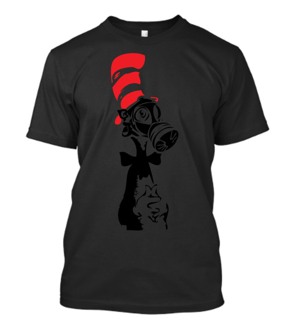 Nuke A Seuss Cat In The Hat Gas Mask T-Shirt