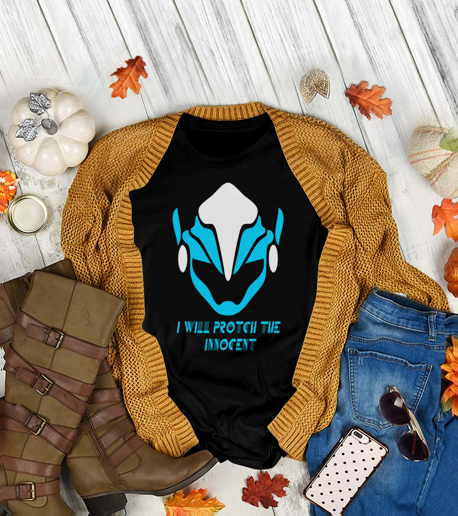 Phara I Will Protch the Innocent Gaming Mask T-Shirt