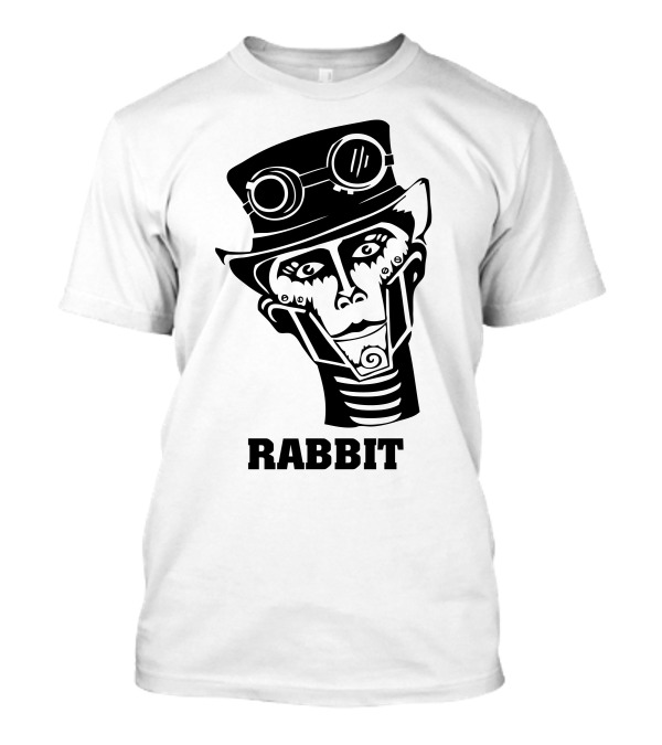 Rabbit Steampunk Man Logo Goggles T-Shirt