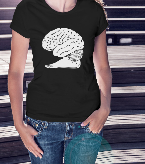 Rephlex Braindance Brain Foot Illusion T-Shirt