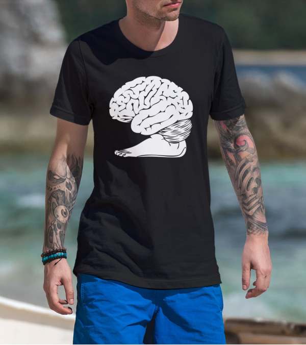 Rephlex Braindance Brain Foot Illusion T-Shirt