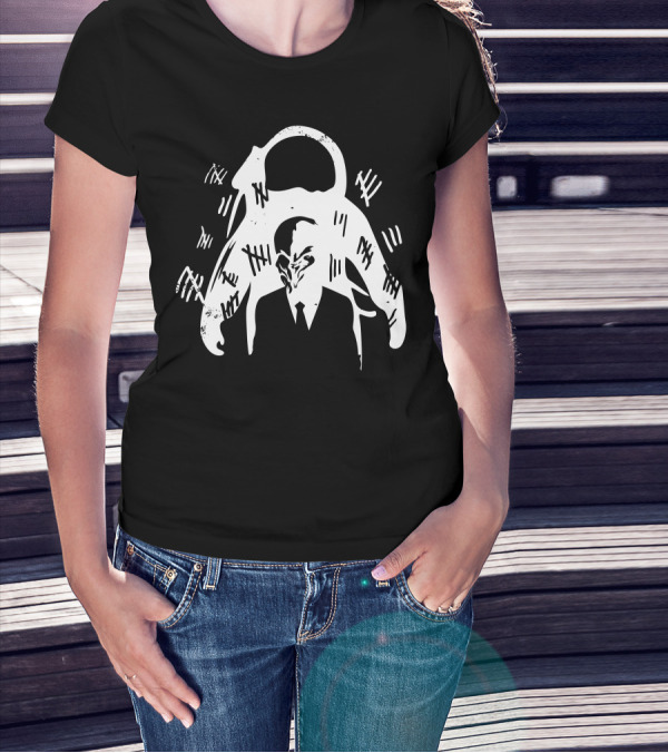 Silence Will Fall Tally Marks Alien Face Doctor Who T-Shirt
