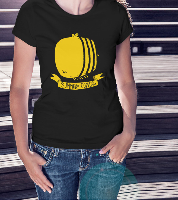 Summer Is Coming Yellow Bee T-Shirt