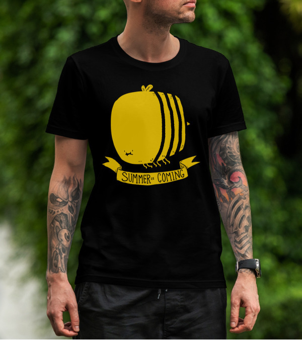 Summer Is Coming Yellow Bee T-Shirt