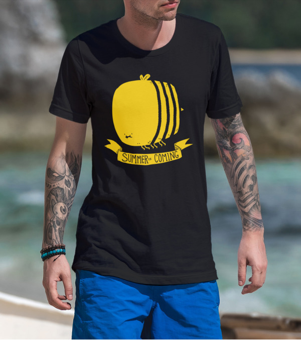 Summer Is Coming Yellow Bee T-Shirt