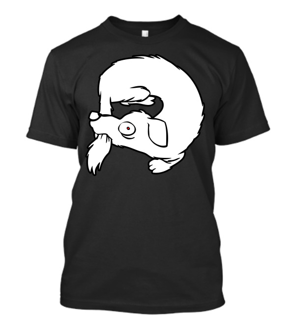 Tail Catch Dog Chase Circular Motion T-Shirt
