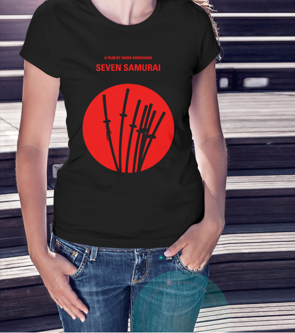 A Film By Akira Kurosawa Seven Samurai T-Shirt