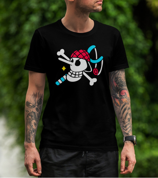 Usopp Flag Pirate Symbol One Piece T-Shirt