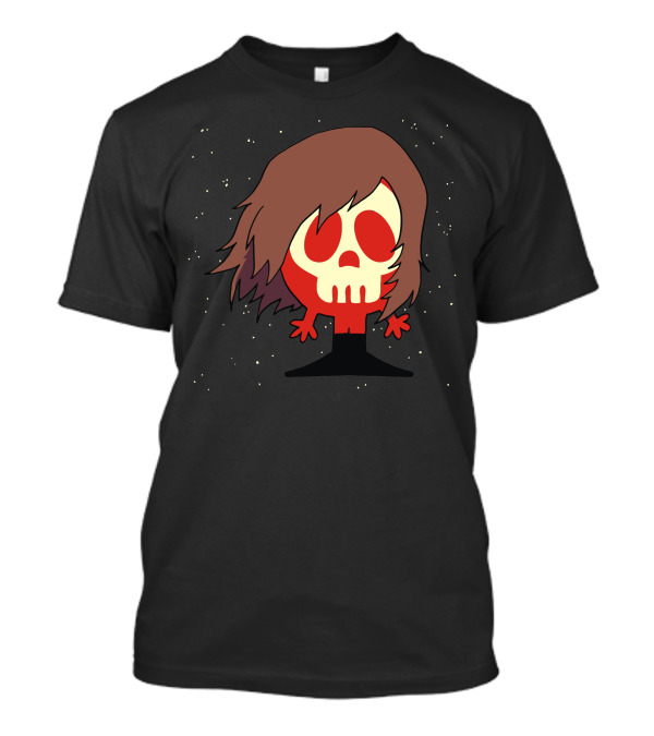 Albator Skull Head In Space With Starry Background T-Shirt