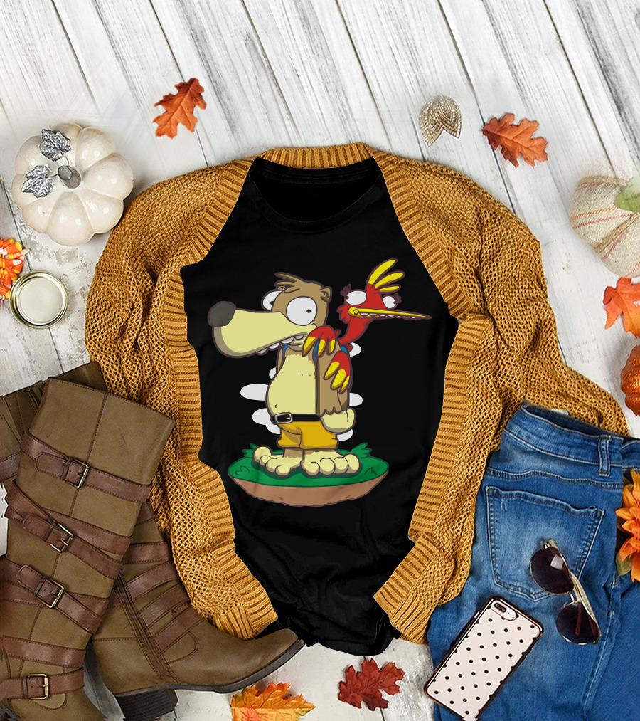 Banjer Kazooper Crossover Character Mashup T-Shirt