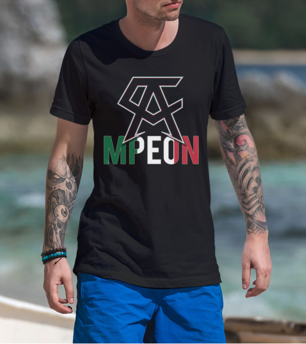 Canelo Alvarez CA Campeon Mexican Colors T-Shirt