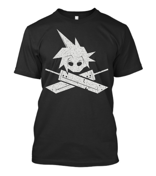 Cloud Strife And Crossed Buster Swords T-Shirt