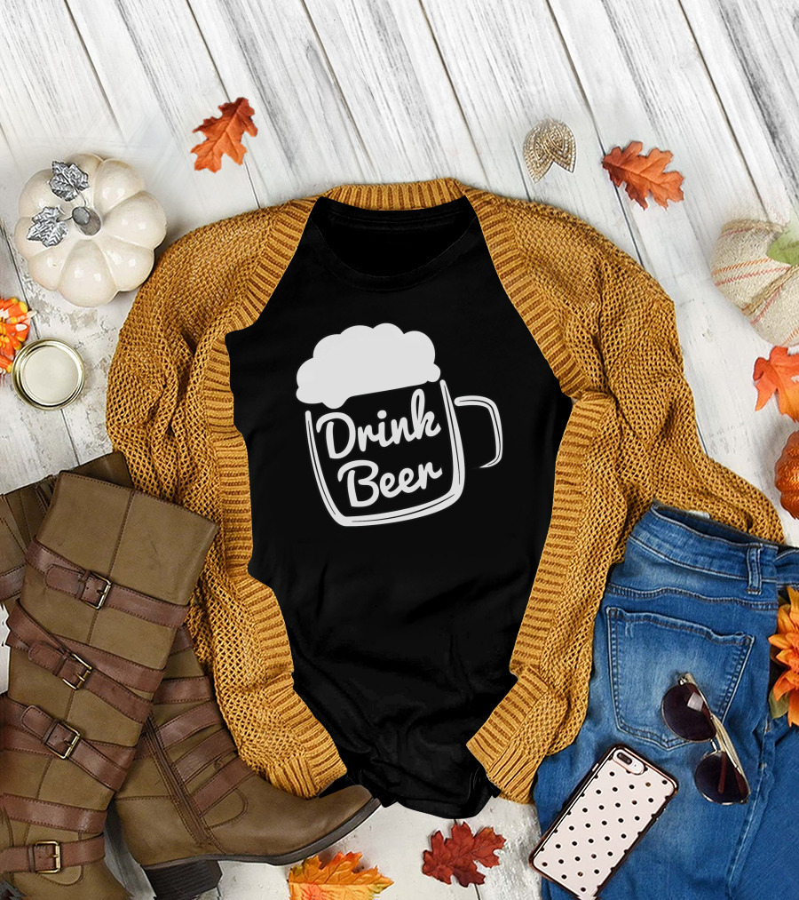 Cool Drink Beer Mug T-Shirt