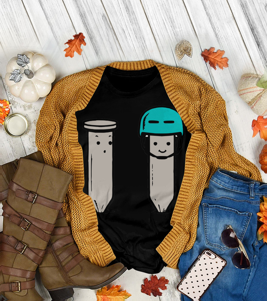 Nail and Helmet Characters T-Shirt