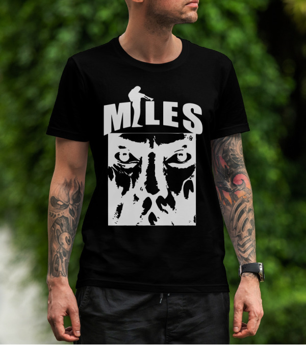 Miles Davis Trumpet Player Face T-Shirt