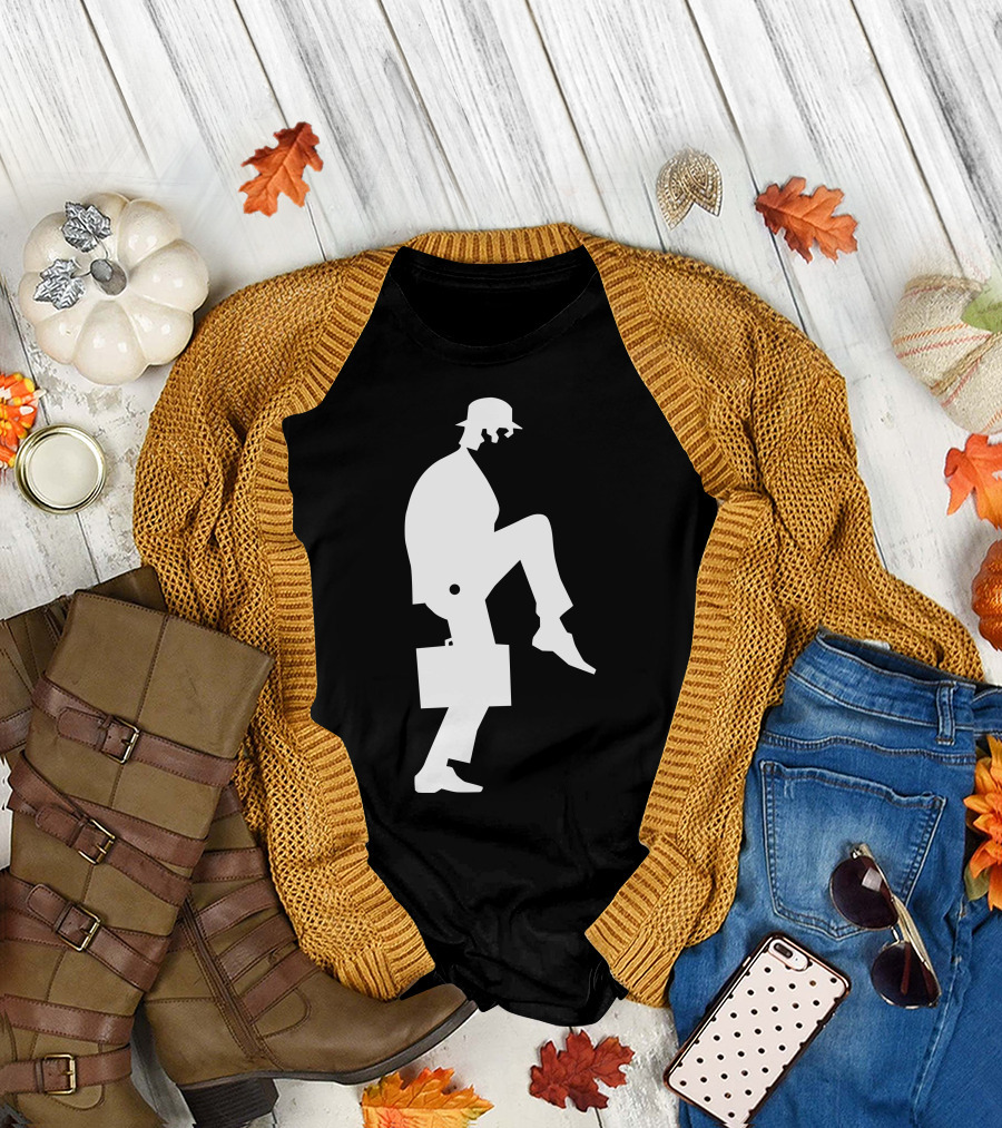 Ministry Of Silly Walks Silhouette Iconic Pose T-Shirt