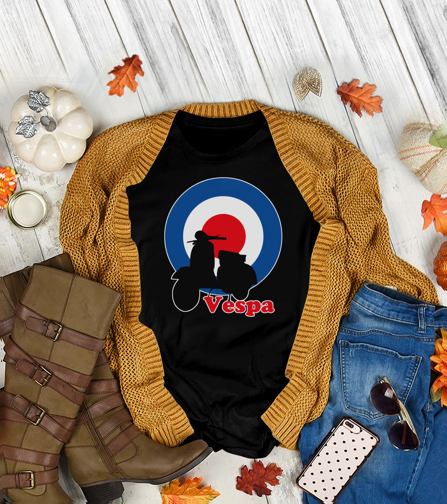 Mod Target Vespa Scooter T-Shirt