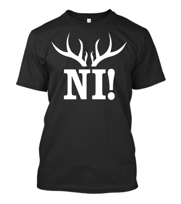 Monty Python Ni Antlers Knight Reference T-Shirt