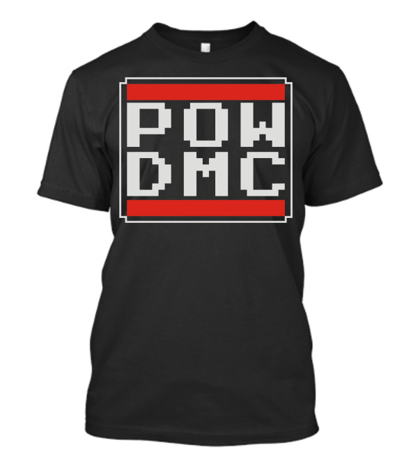POW DMC Retro 8-Bit Style Iconic T-Shirt