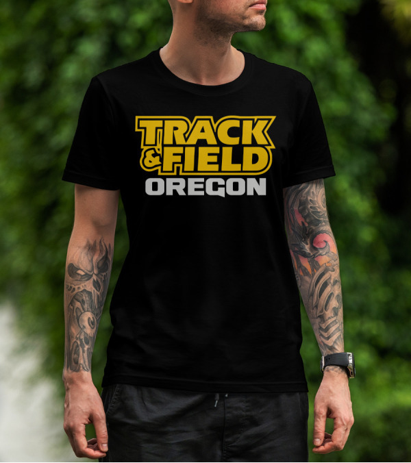 Track And Field Oregon Bold Yellow T-Shirt