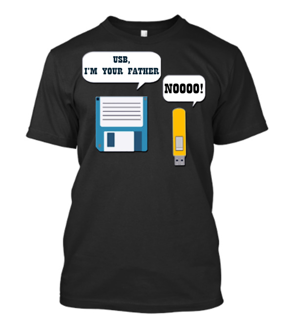 USB I'm Your Father Noooo Funny Geek Computer T-Shirt