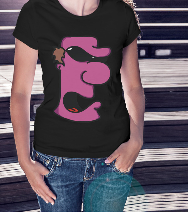 Yet Another Go Pink Cartoon Face T-Shirt