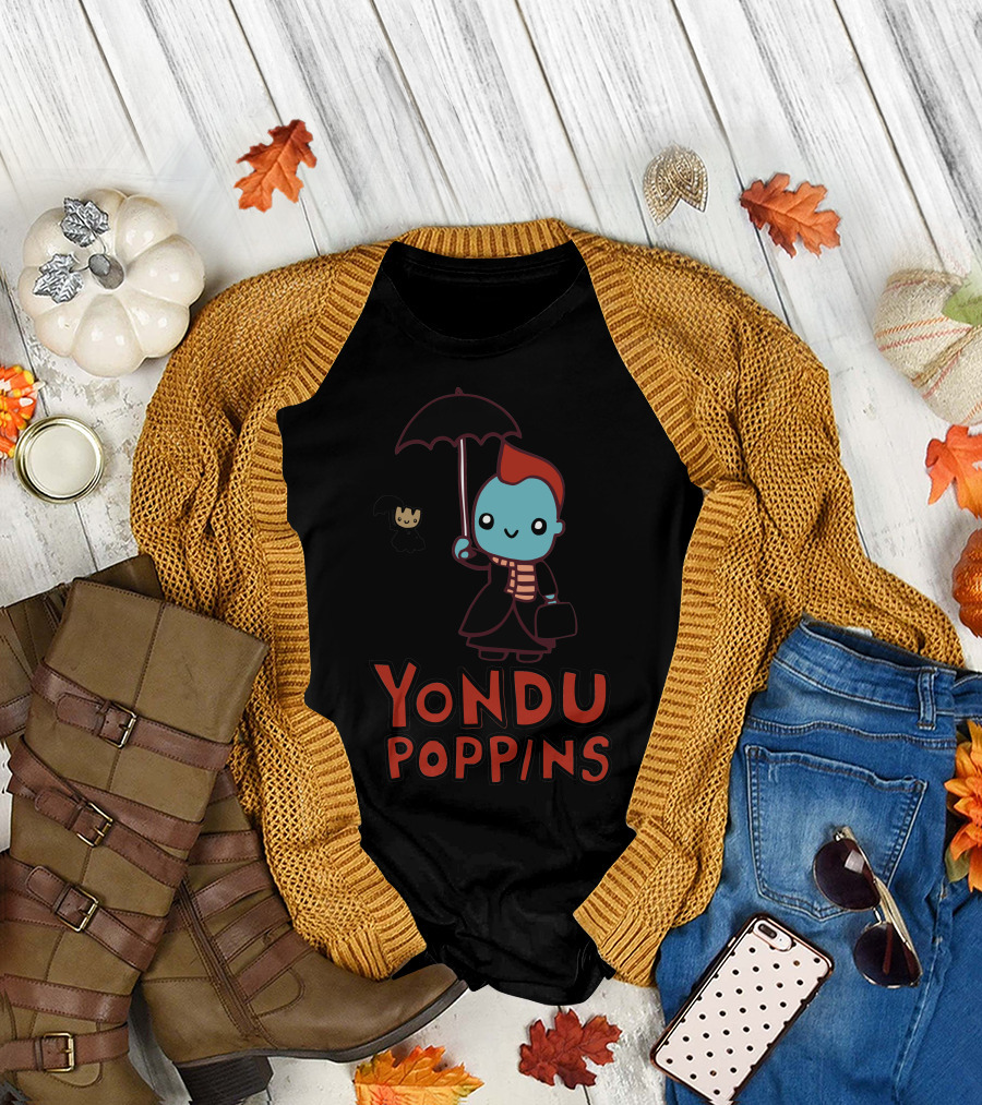 Yondu Poppins Umbrella Magic Guardians Crossover T-Shirt