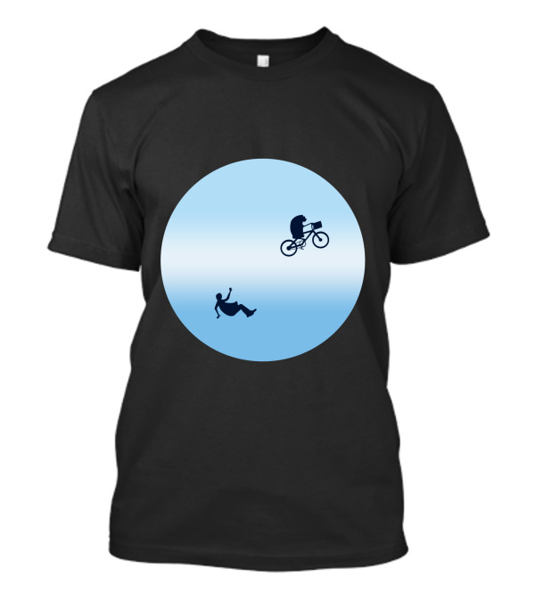Good Bye Elliot Iconic Bicycle Silhouette Adventure T-Shirt