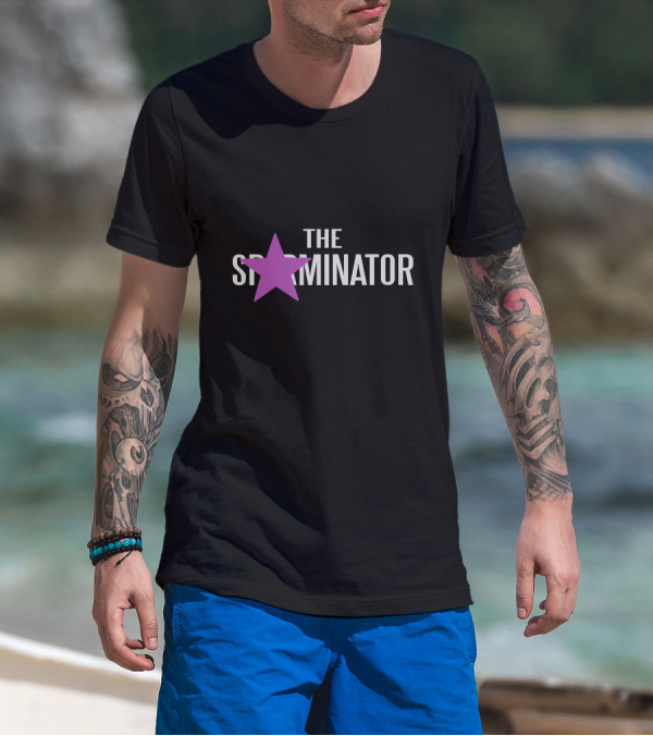 The Sperminator With Purple Star T-Shirt