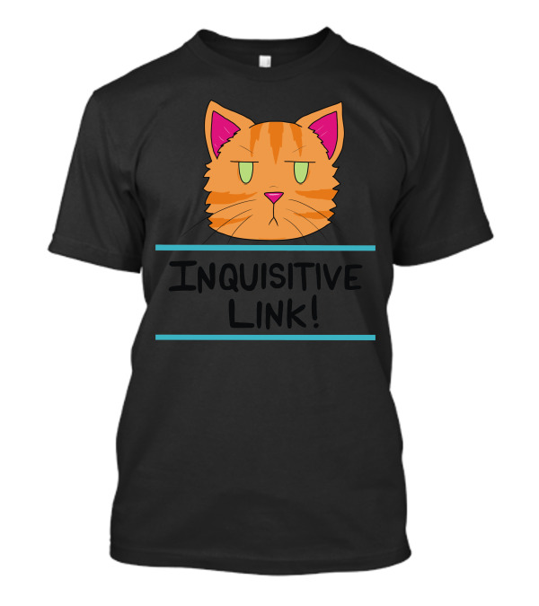 Inquisitive Link Cat Face T-Shirt