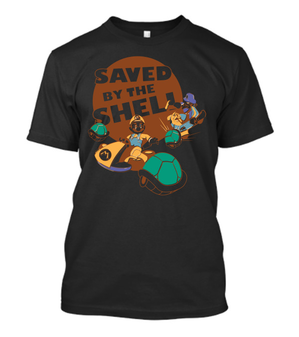 Mario Kart Inspired Humor: Saved By The Shell Koopa Kart Racing T-Shirt