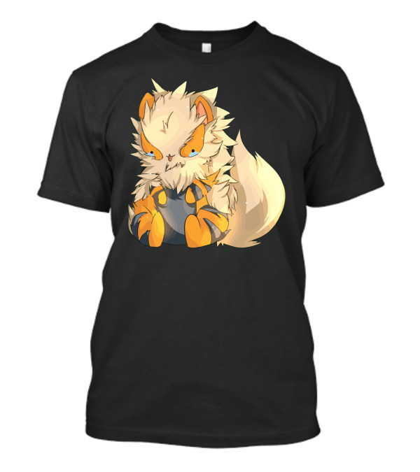 Arcanine Cute Chibi Style Pokémon Character T-Shirt
