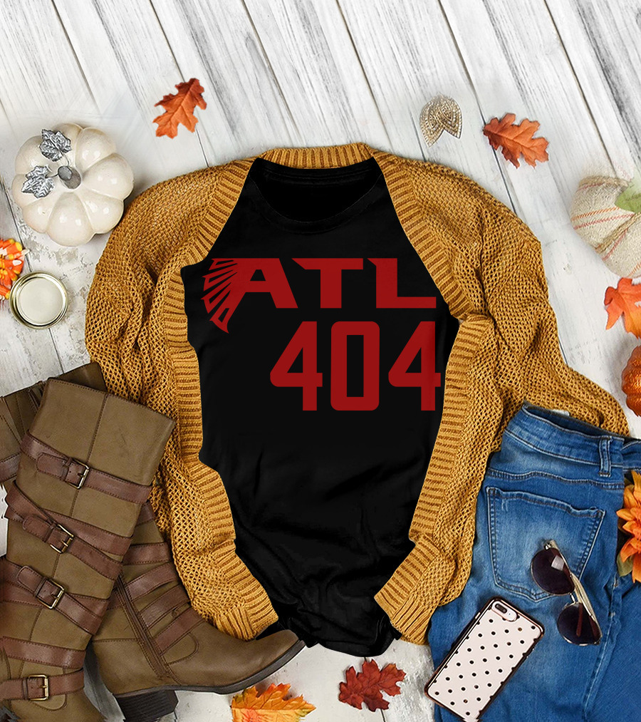 ATL 404 Atlanta Falcons Fan Gear T-Shirt