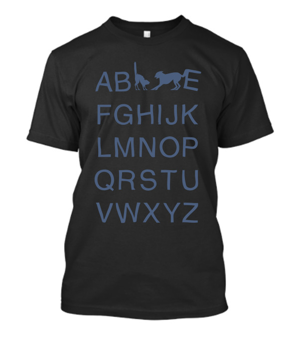Alphabet C And D With Chicken And Dog T-Shirt