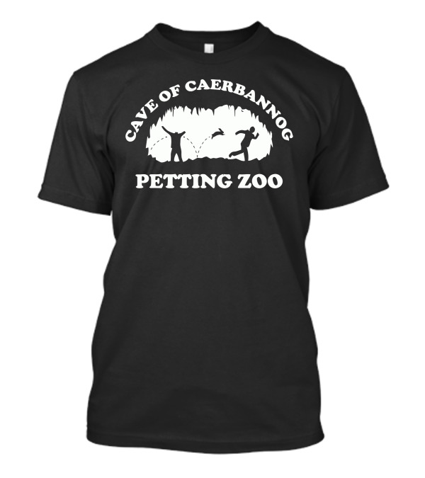 Cave Of Caerbannog Petting Zoo Silhouette Scene T-Shirt
