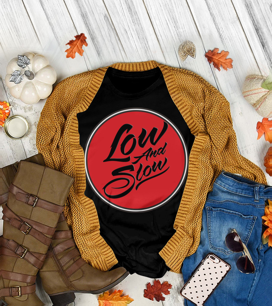 Low and Slow Red Circle T-Shirt