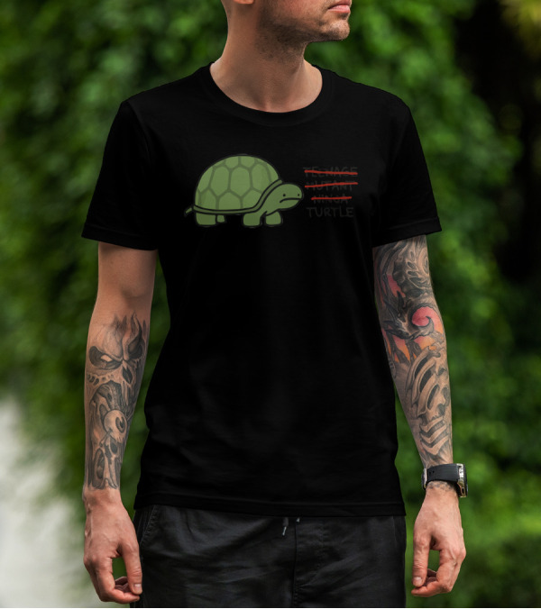 Pretentious Fancy Regular Normal Ass Turtle T-Shirt