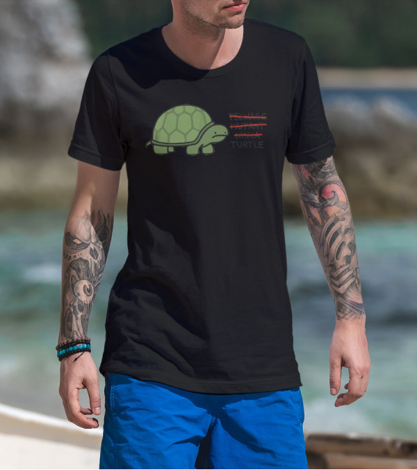 Pretentious Fancy Regular Normal Ass Turtle T-Shirt