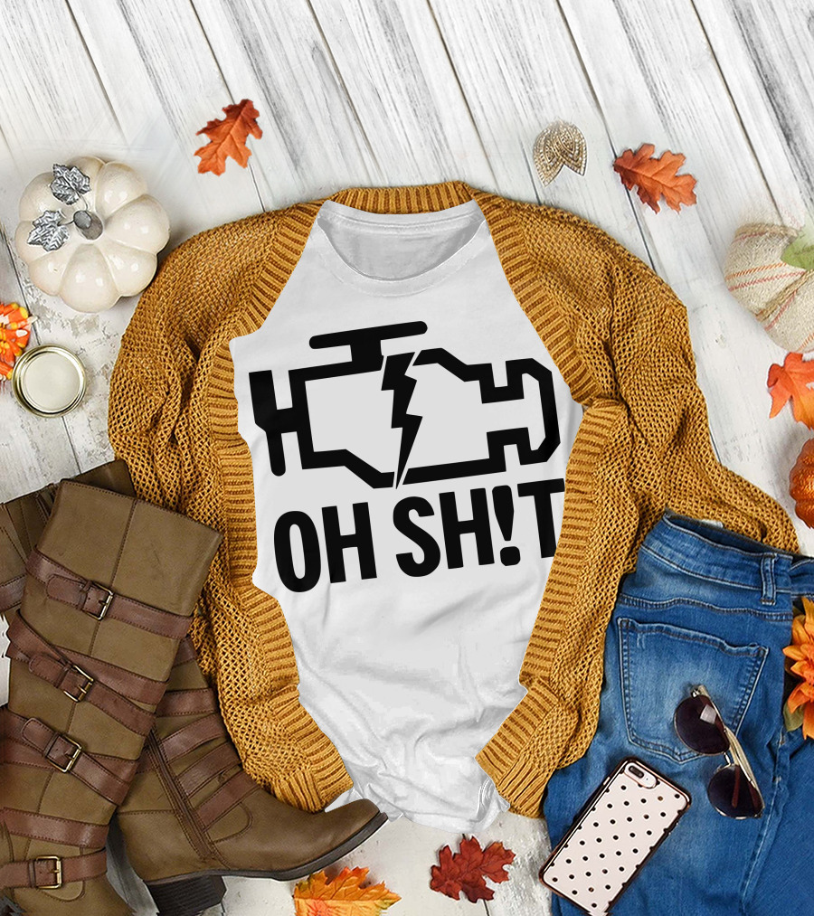 OH SHT Engine Light Warning T-Shirt