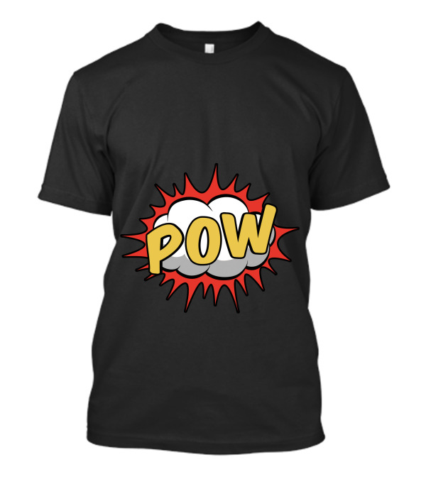 POW Comic Style Explosion Cartoon Burst T-Shirt