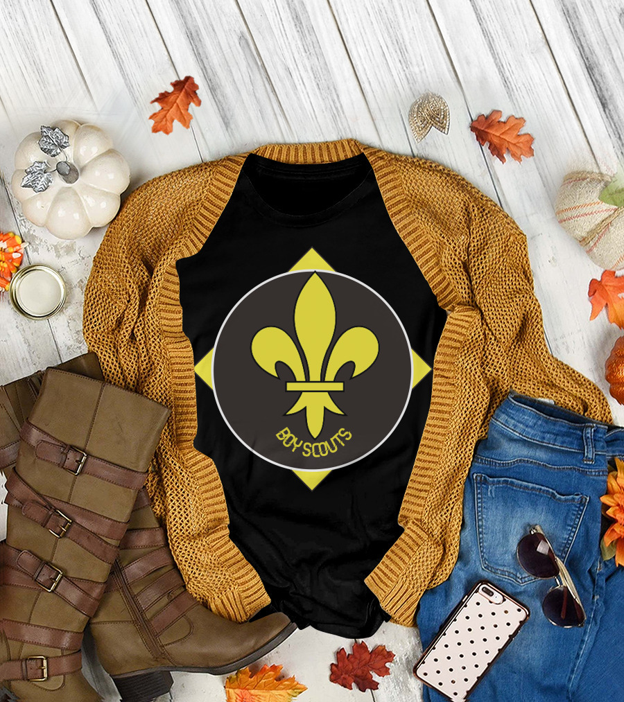 Boy Scouts Scout Leader Fleur-de-Lis Badge T-Shirt
