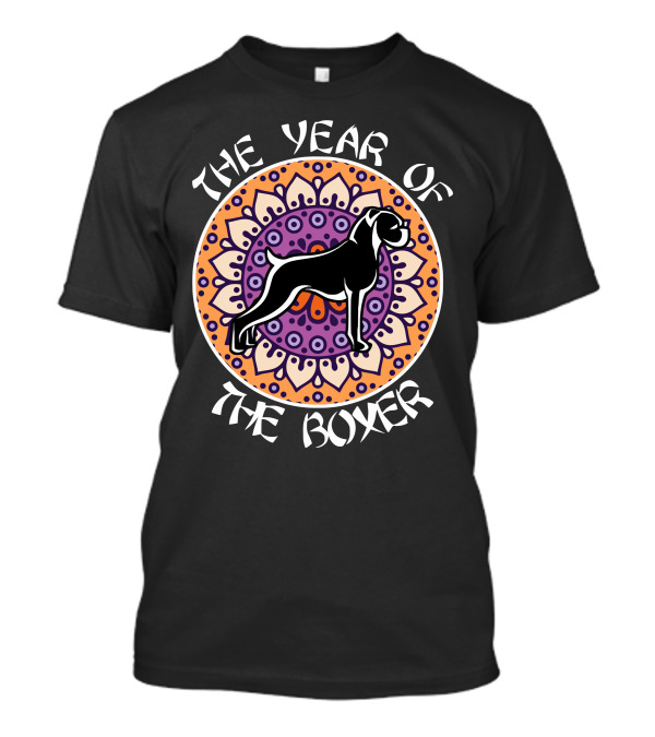 The Year Of The Boxer Dog Mandala T-Shirt
