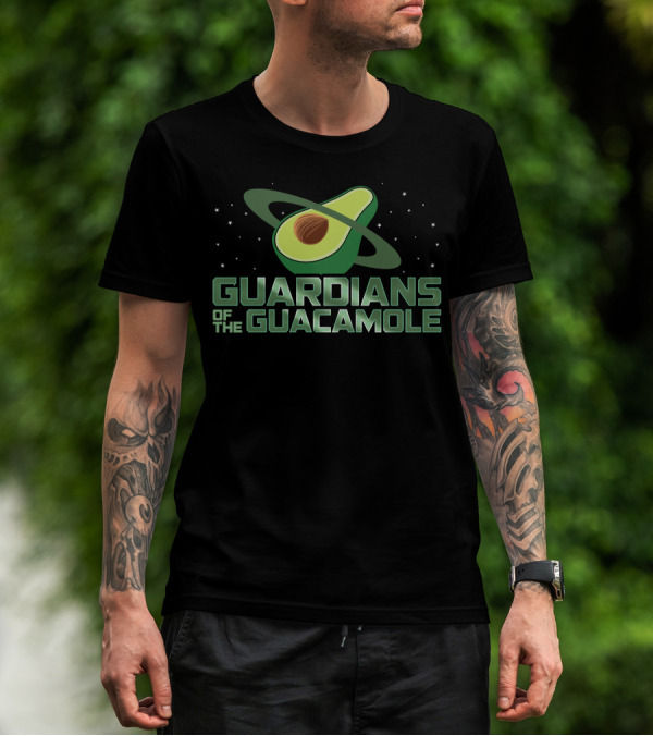 Guardians Of The Guacamole Avocado Space T-Shirt